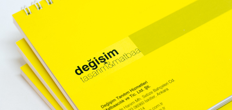 Değişim Matbaa, Matbaa, Matbaa Ankara, Promosyon, Promosyon Ürünü, Takvim, Ajanda, Defter, Bloknot, Sümen, Karton Çanta, Bloknot